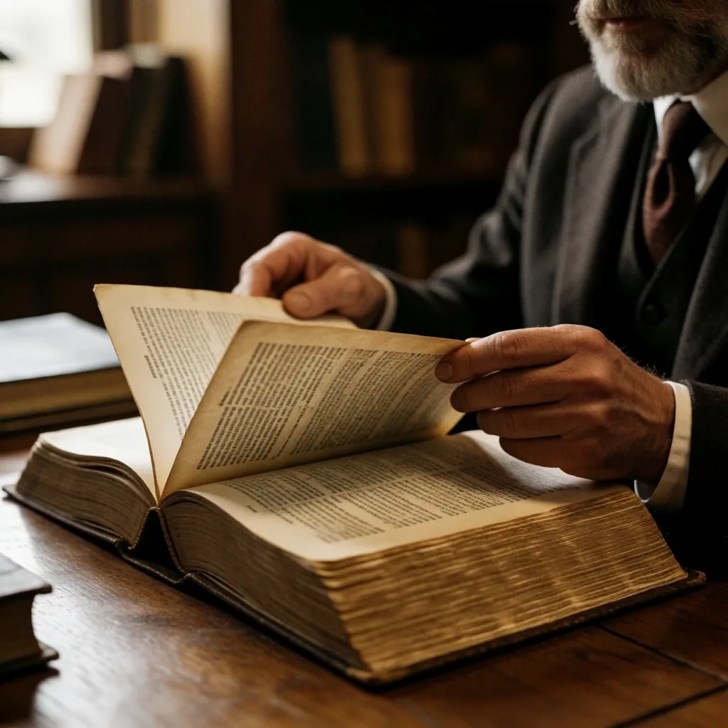 Libros de archivo de cuero envejecido