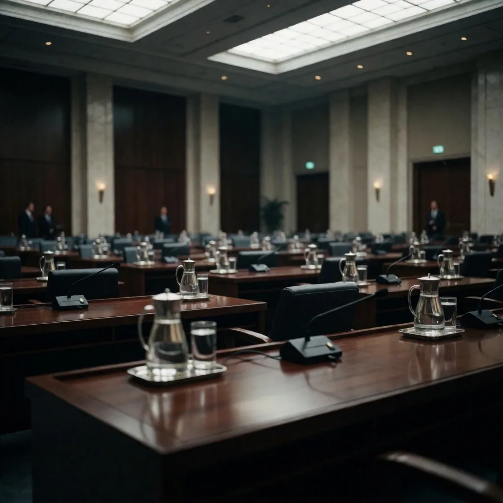Sala de diplomacia internacional