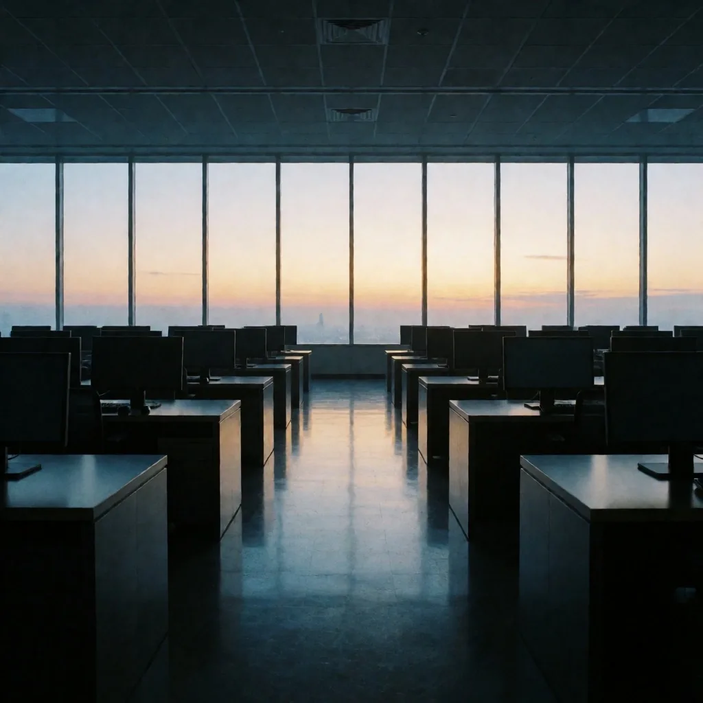 Sala de operaciones antes de la apertura europea