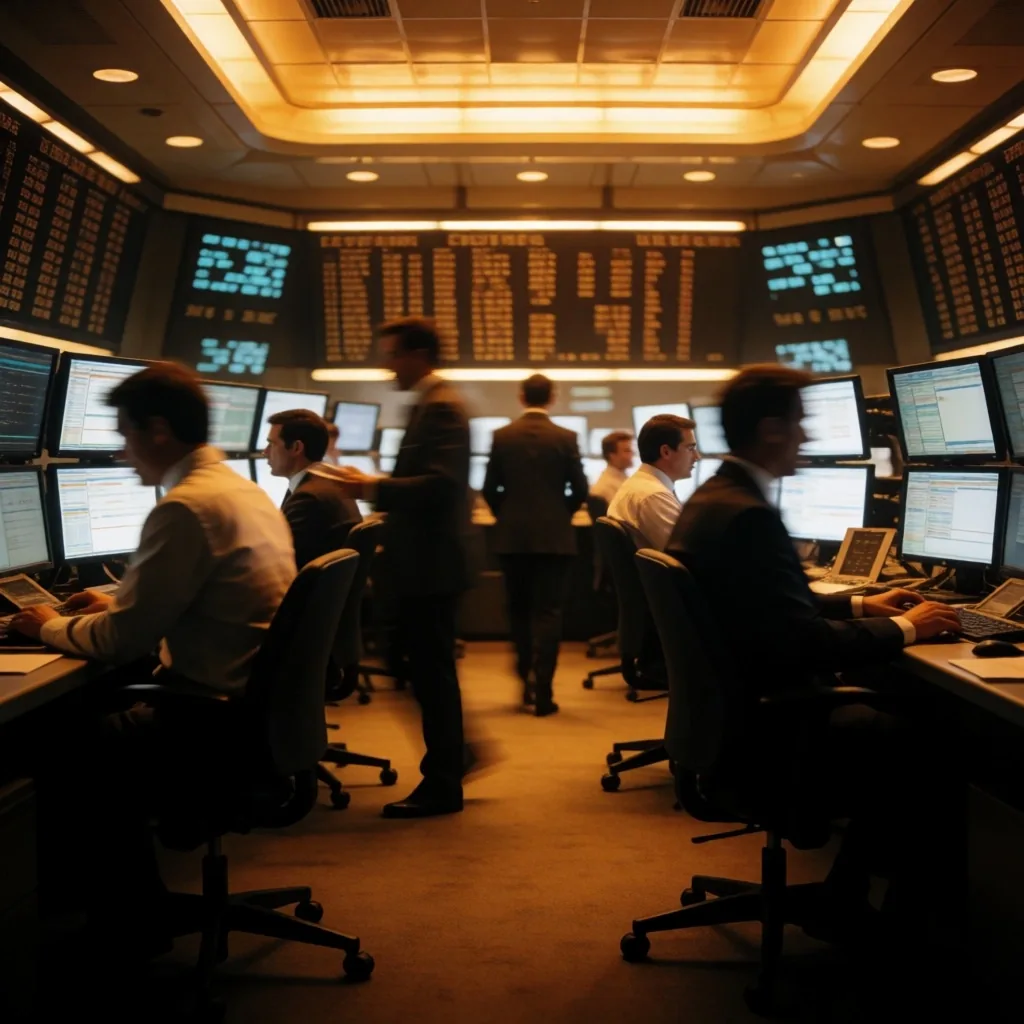 Sala de operaciones financieras