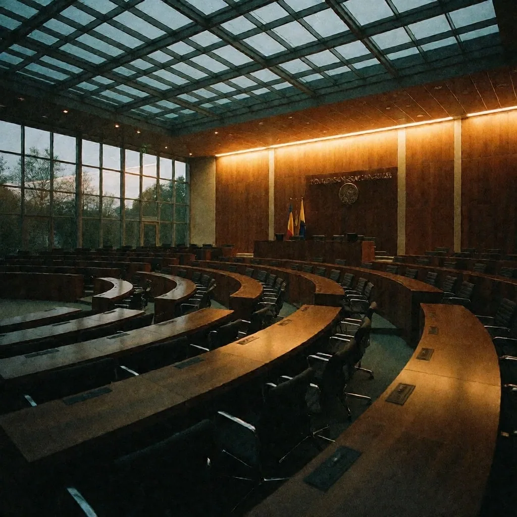 Interior del parlamento regional alemán